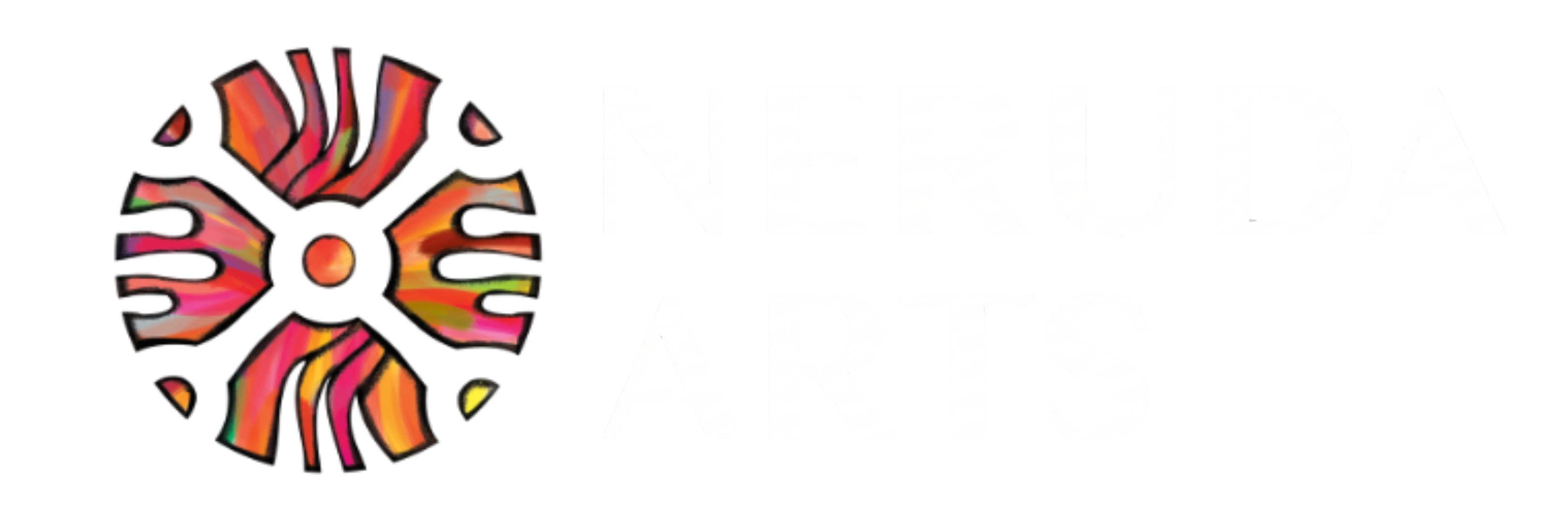 Neruda Arts logo withe